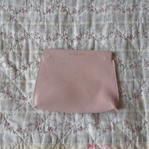 NWOT Love & Lore Soft Pink Pouch